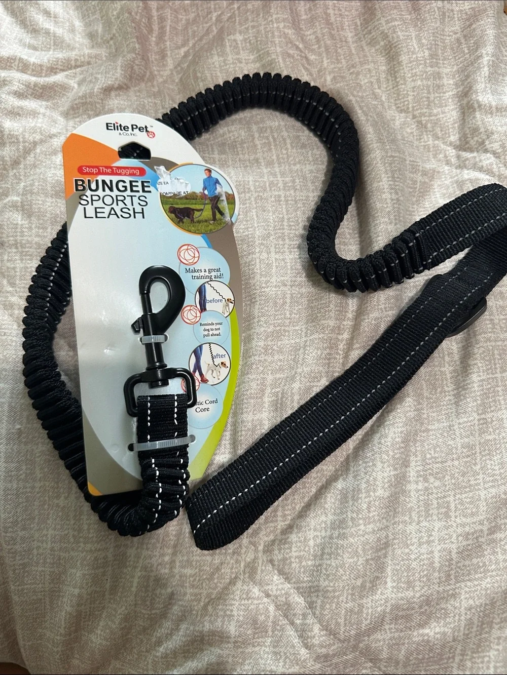 Black Bungee Sports Leash for Kids Accessories